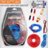 Kit d'installation de fils Audio pour voiture 1500W