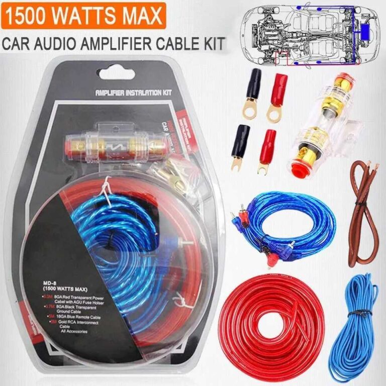 Kit d'installation de fils Audio pour voiture 1500W