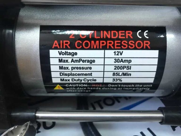 Compresseur De Pneus Double Cylindres