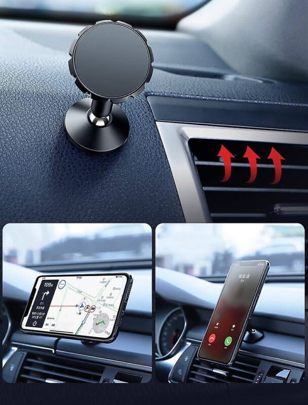 Support de téléphone magnétique de voiture