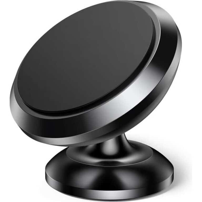 Support Téléphone Voiture Magnétique Universel pour Smartphone Rotation 360°Acier