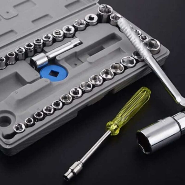 Caisse A Outils - 40 Pièces - Gris