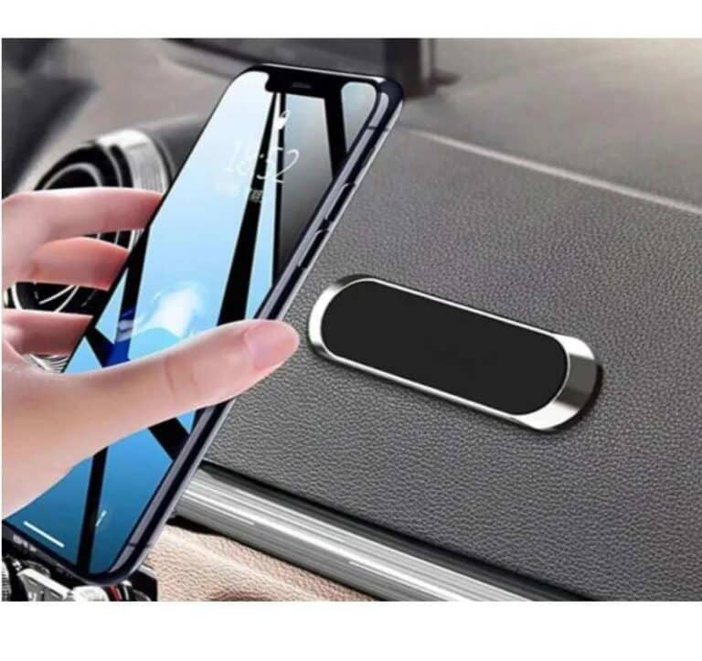 Support de téléphone magnétique de voiture avec tige plate