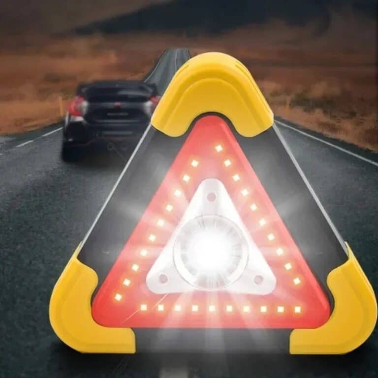 Triangle panneau d'avertissement LED multifonction