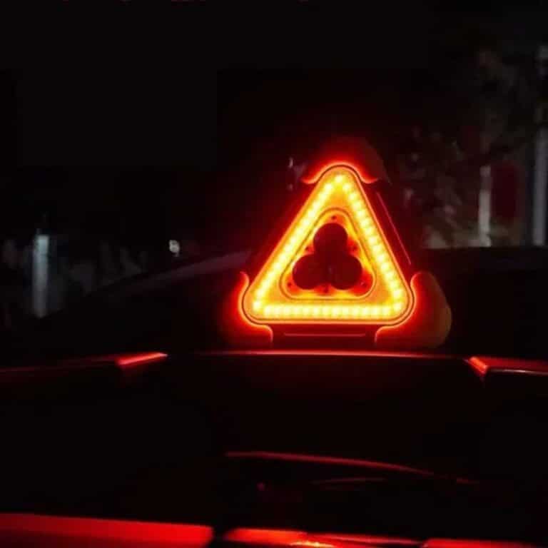 Triangle panneau d'avertissement LED multifonction