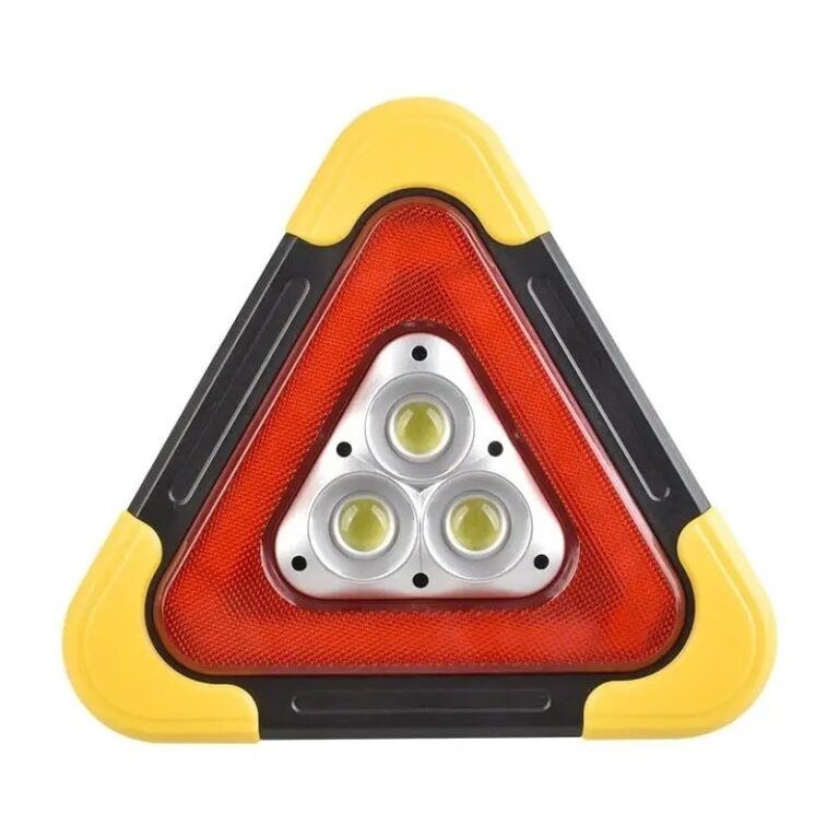 Triangle panneau d'avertissement LED multifonction