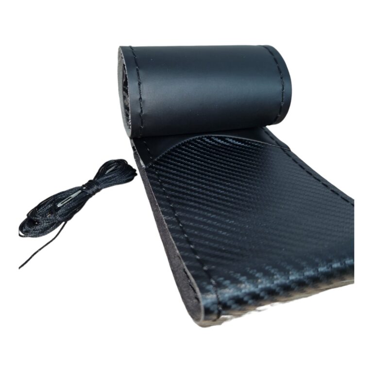 Couvre Volant en Cuir et Carbon à Coudre