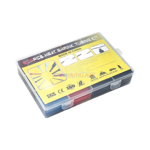 Gaine thermorétractable de tube d'isolation 780Pcs
