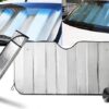 Pare-soleil de pare-brise, protection solaire de voiture, 150cm X 70cm