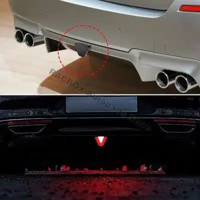 Feu Stop LED Universel F1 Style 15 LED - Feu De Frein Voiture Avec Coque Noire, Clignotant Rapide Pour Sécurité Améliorée