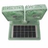 Ventilateur double tête à énergie solaire