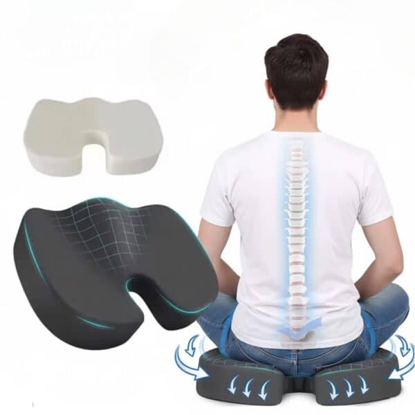 Coussin de siège orthopédique mousse à mémoire