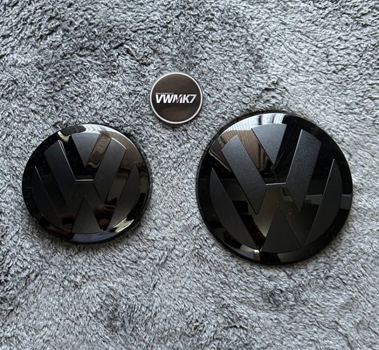 Logo VW Black Black Avant&Arrière