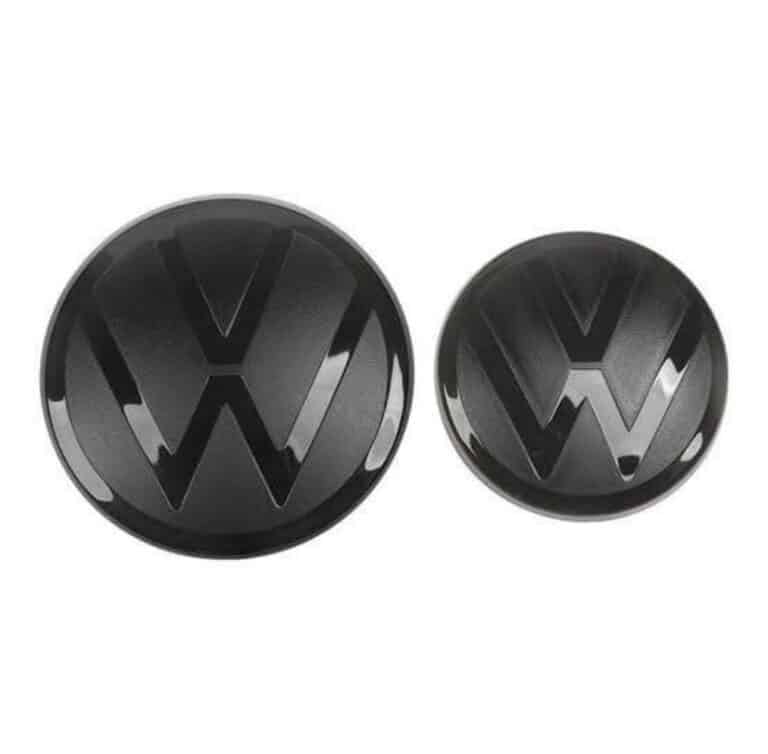 Logo VW Black Black Avant&Arrière