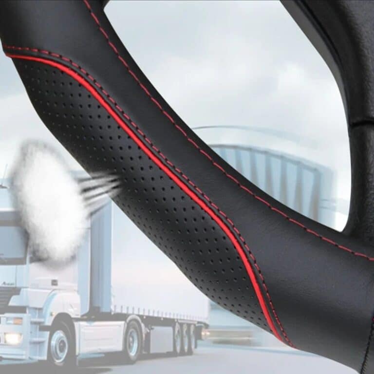 Couvre Volant Simili Cuir M