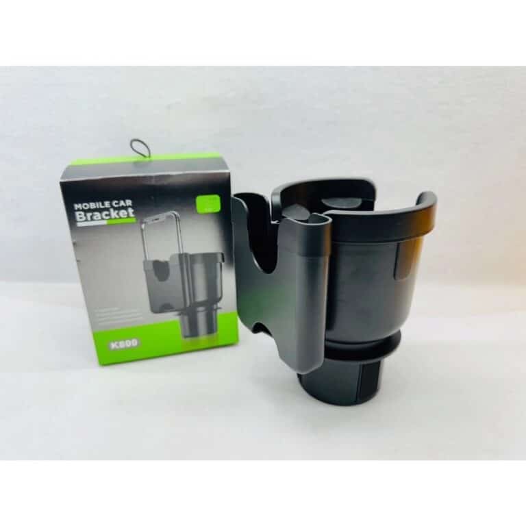 Porte-gobelet de voiture extensible & Support de smartphone 2 en 1 Multifonctionnel