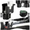 Porte-gobelet de voiture extensible & Support de smartphone 2 en 1 Multifonctionnel