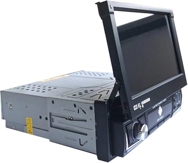 Autoradio Android Ecran Rétractable 7Pouces Navigation GPS Wi-Fi