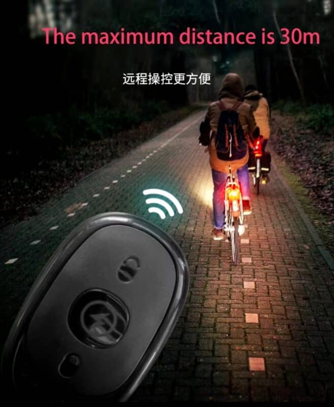 2 pcs Lumière stroboscopique à LED d'avertissement pour moto, voiture, vélo, étanche