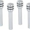 Lot de 4 boutons de verrouillage de porte de voiture - Gris