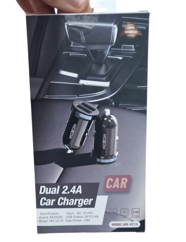 Chargeur de voiture double 2,4A