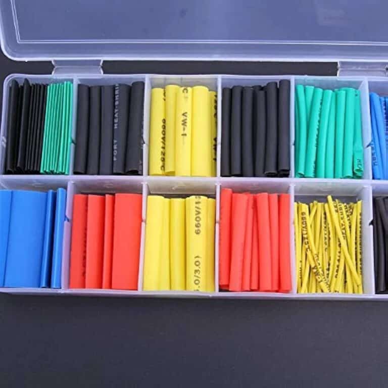 Gaine thermorétractable de tube d'isolation 200Pcs