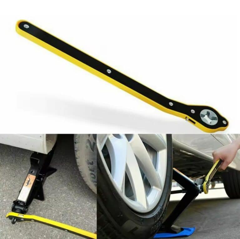 Clè à cliquet pour cric voiture