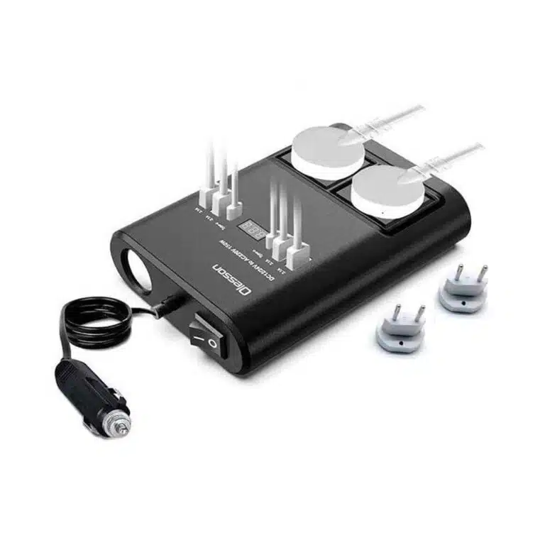 Onduleur de tension pour voiture 150W, convertisseur de puissance pour