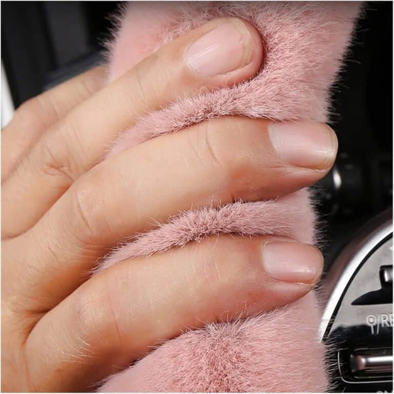 Couvre Volant Peluche Antidérapant