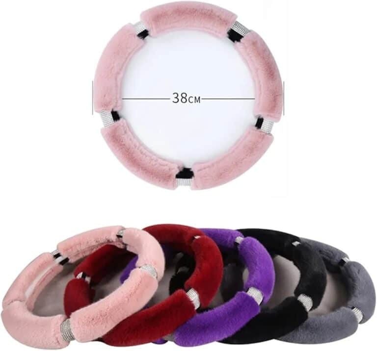 Couvre Volant Peluche Antidérapant