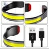 Lampe Frontale De Course USB