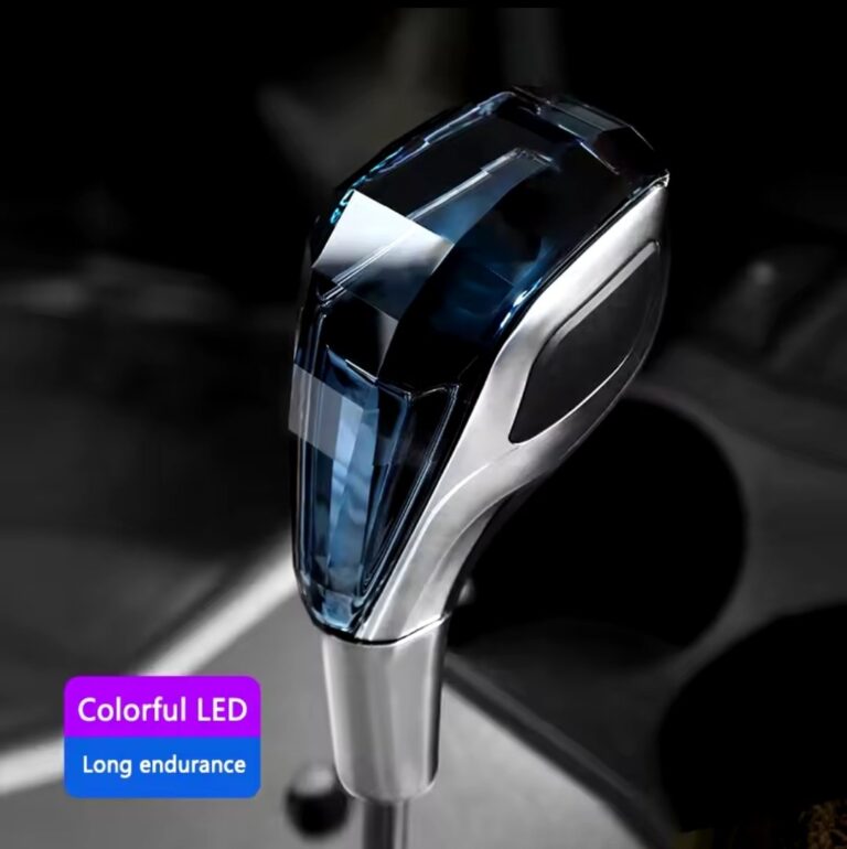 Pommeau de levier de vitesse LED Cristal Multicouleur