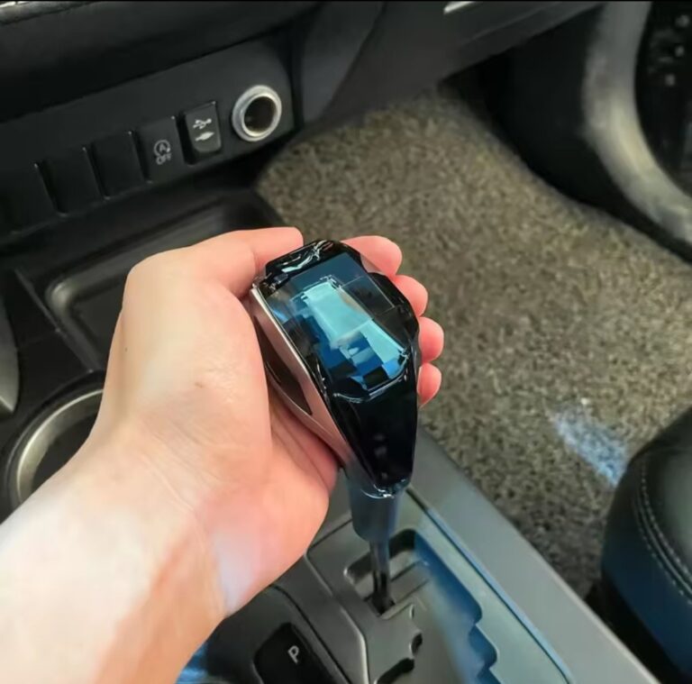 Pommeau de levier de vitesse LED Cristal Multicouleur