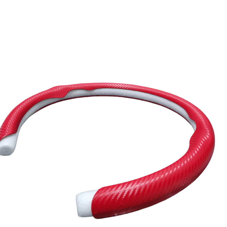 Couvre Volant En Cuir & Carbon