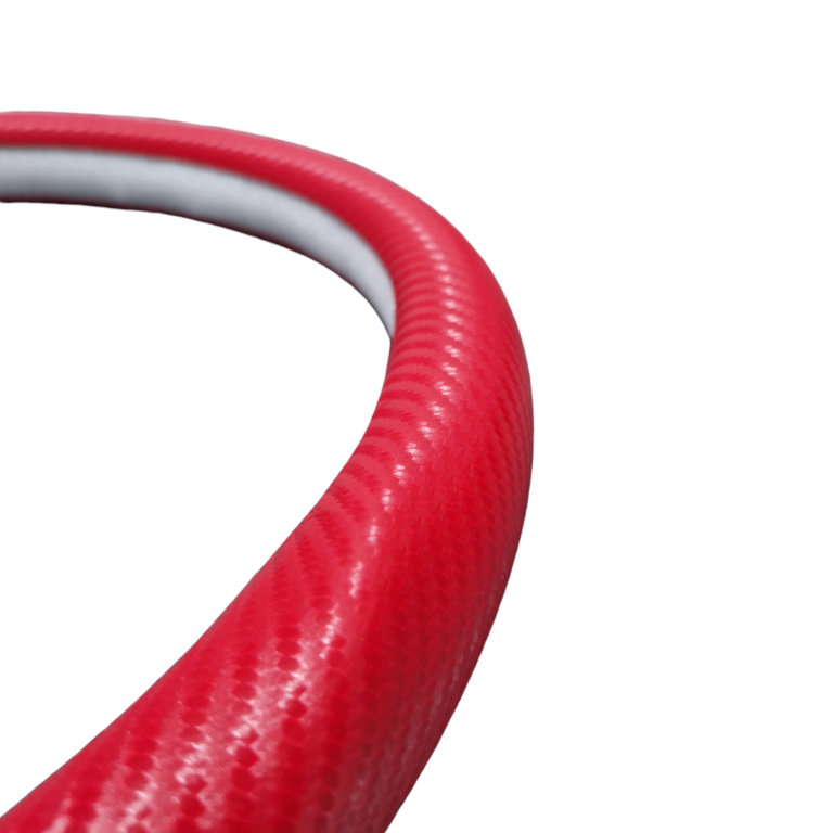 Couvre Volant En Cuir & Carbon