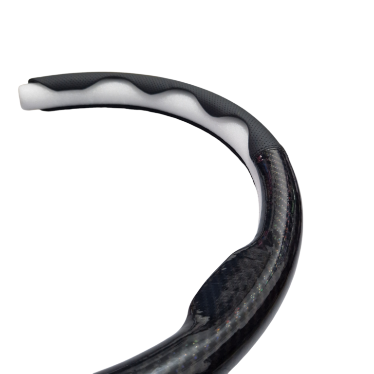 Couvre Volant En Cuir & Carbon