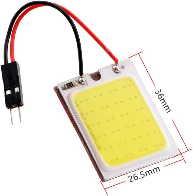 10Pcs Lampe Panneau de toit intérieure de voiture T10 12V