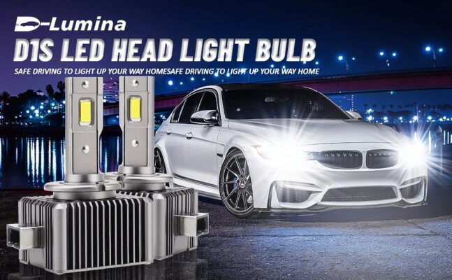 Lot de 2 Ampoules de Phares D3S/ D1S LED 12500LM 6000K 110W Projecteur à haute luminosité
