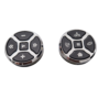 Bouton commande de volant de voiture sans fil HD, 10 touches, universel pour voiture Noir/Argent TOPSYSTEME