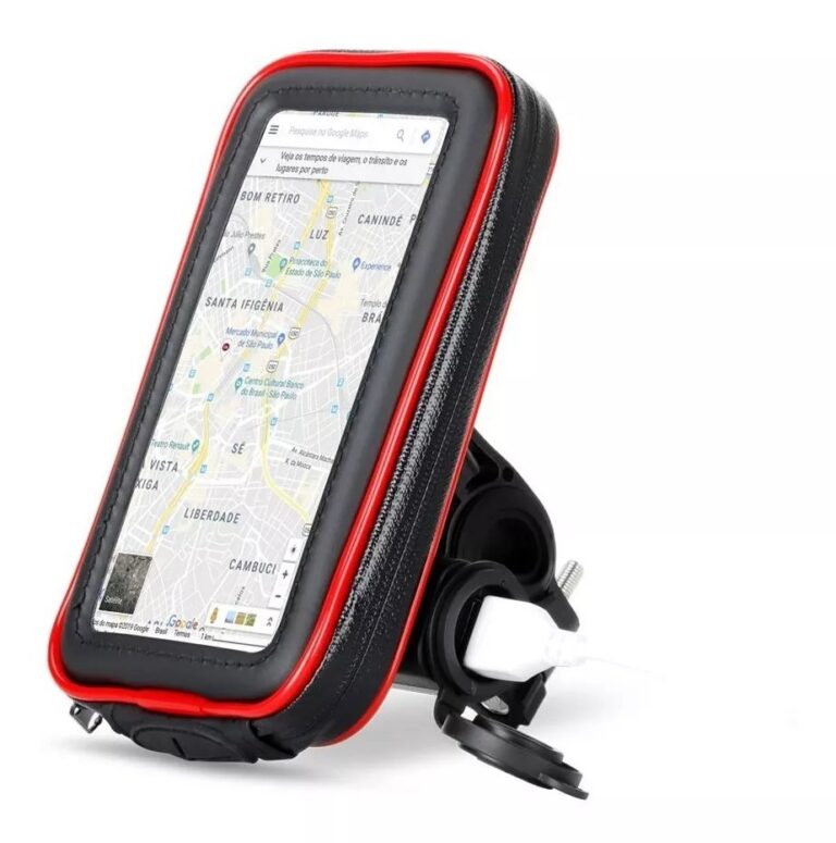 Support de téléphone portable pour moto et vélo, avec chargeur USB