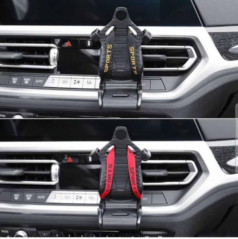 Support de téléphone forme siège de course