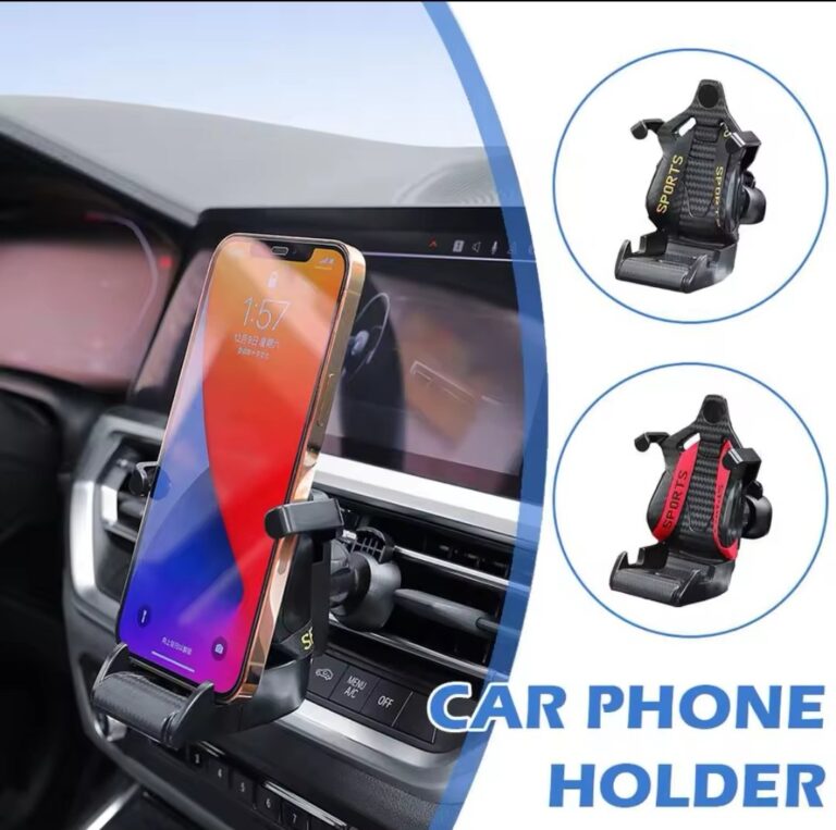 Support de téléphone forme siège de course