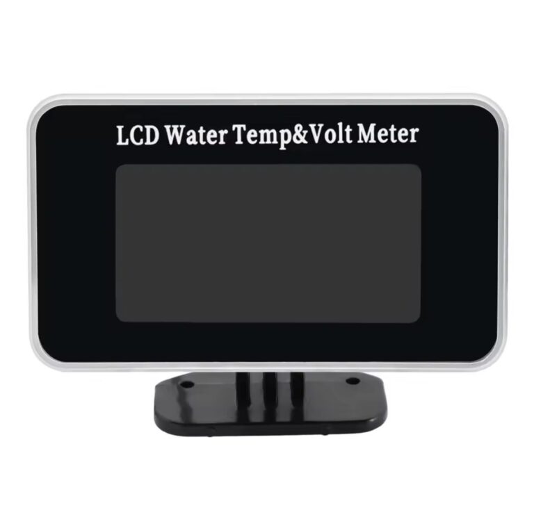 Compteur de température et de tension d'eau LCD