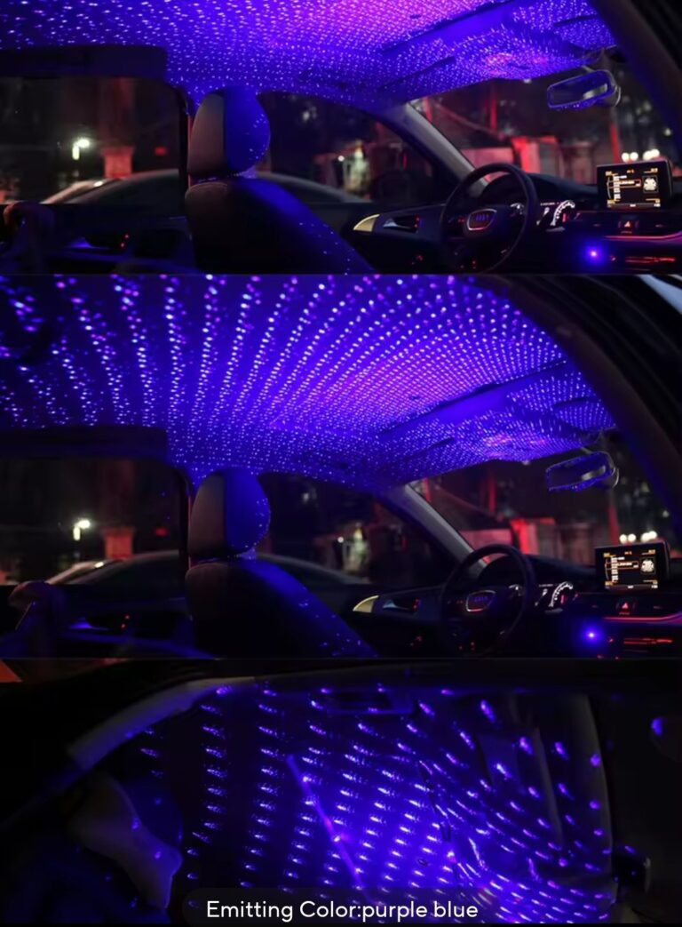 Lampe étoile de Voiture USB décorations de Plafond