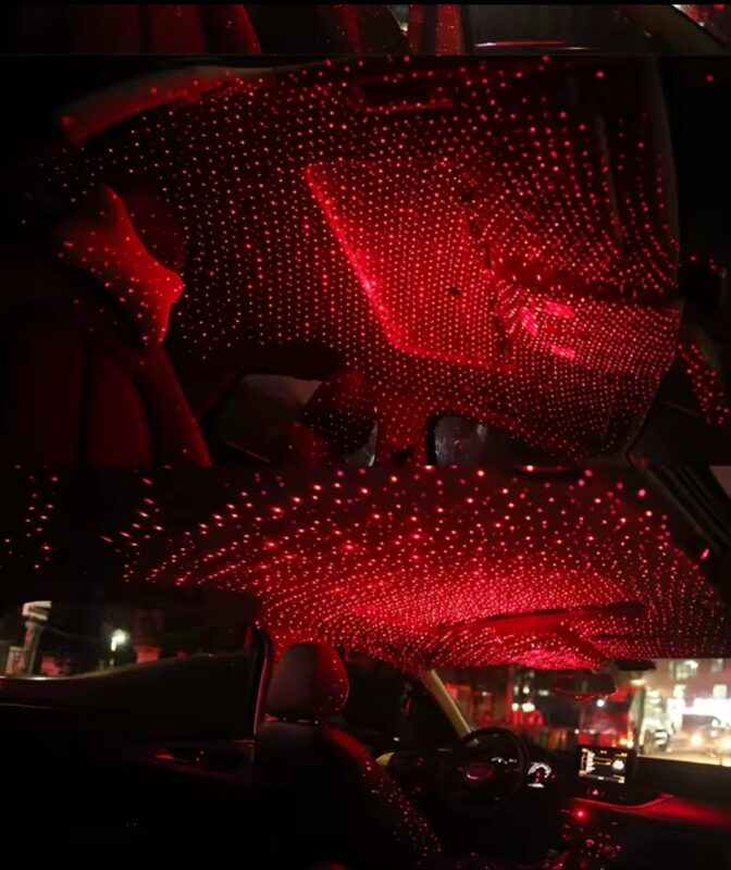 Lampe étoile de Voiture USB décorations de Plafond