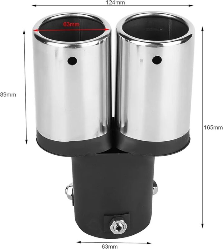 Doube Tuyau D'échappement de Voiture