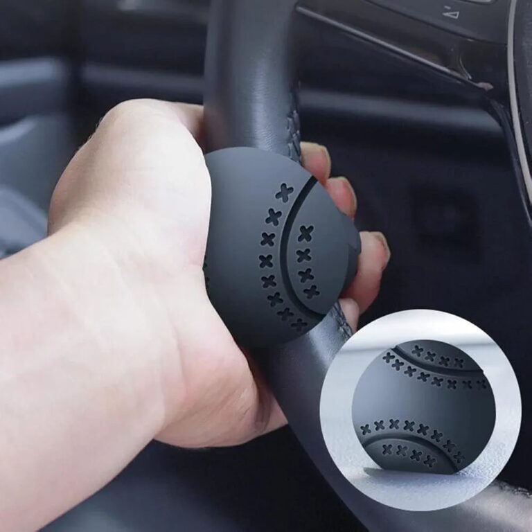 Poignée de volant en silicone à 360 degrés