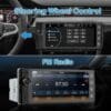 Autoradio avec Écran Tactile 6,2" et CarPlay/Android Sans Fil