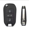 Coque de Clé télécommande 3 boutons pour Peugeot