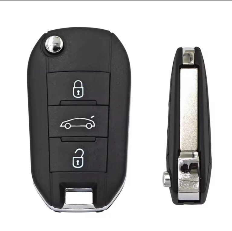 Coque de Clé télécommande 3 boutons pour Peugeot